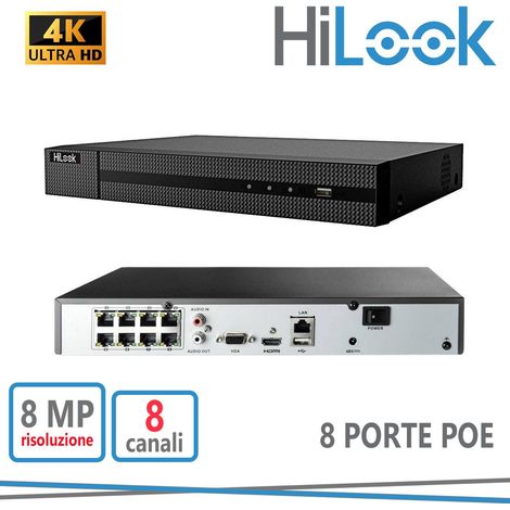 NVR-108MH-C/8P 8CH IP POE 8MP 4K