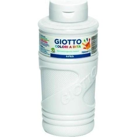 PINTURA DEDOS GIOTTO 750 ml BLANCO