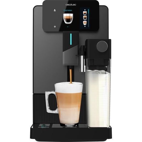 Machine à espresso 1,1 L noire autonettoyante
