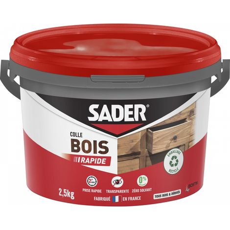 COLLE BOIS RAPIDE SEAU PLASTIQUE 2.5 KG