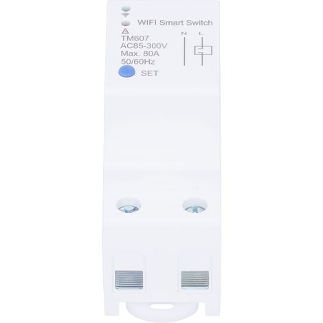 Intelligenter WLAN-Timer mit Fernbedienung, 80A AC85-300V Zeitschalter (1/5)