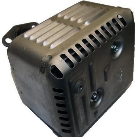 Pot d'échappement moteur HONDA 18310ZF1000 – Adaptable pour modèles GX110, GX120, GX160 – Couleur noir et gris – Accessoire de fixation