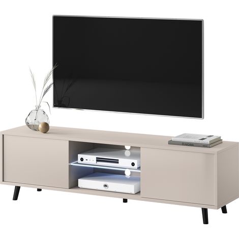 Selsey LEFYR - Mobile TV - 140 cm - taupe (grigio-beige) (1/5)