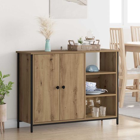vidaXL  Sideboard  Artisan Oak 100 x 33 x 75 cm Engineered Wood