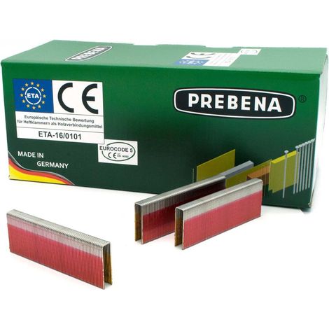Prebena Klammern Z40CRFHA 40mm ETA rostfrei für 4C-Z50 5C-Z75 Tjep PZ-16 KL-57 11,1M"-"EN15642 (1/2)