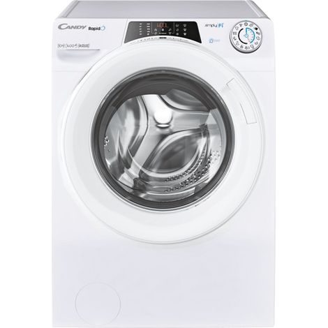 Candy RapidÓ RO 14104DWME/1-S lavatrice Libera installazione Caricamento frontale 10 kg 1400 Giri/min A Bianco. Tipo di carica: Caricamento frontale. Capacità ceste... - RO14104DWME1S - RO14104DWME1/S (1/5)