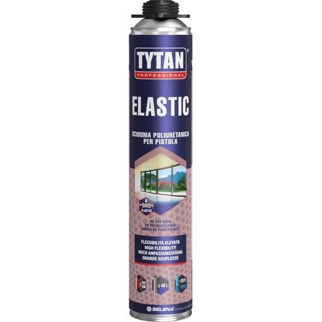 Schiuma poliuretanica adesiva Energy 2020 750ml per serramenti Tytan