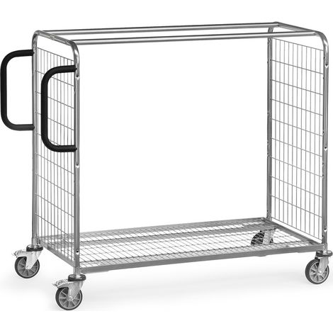 fetra Kommissionierwagen, Ladefläche 1250 x 610 mm, Baukastensystem, Gesamthöhe 1225 mm (1/2)