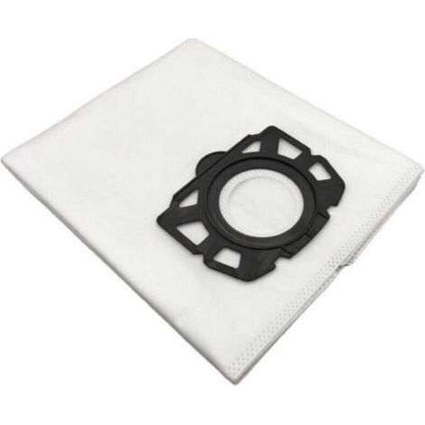 Compatible avec les aspirateurs Karcher MV4/5/6 / WD4/5/6, sacs à poussière non tissés, sacs poubelle, sacs à poussière à filtre haute efficacité, paquet de 5, accessoires de rechange domestiques/comm