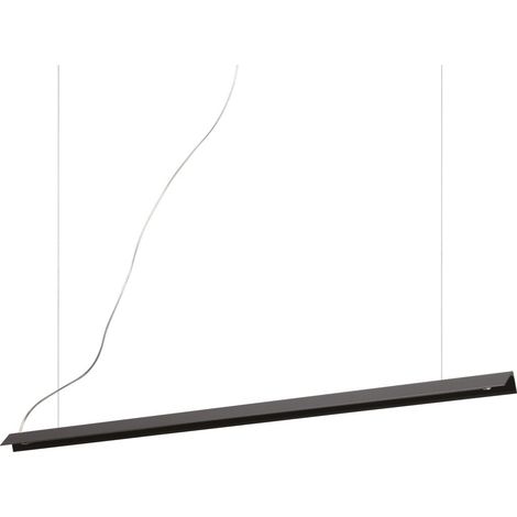 Ideal Lux V-LINE Integrierte LED-Pendel-Deckenleuchte Schwarz 3000K (1/2)