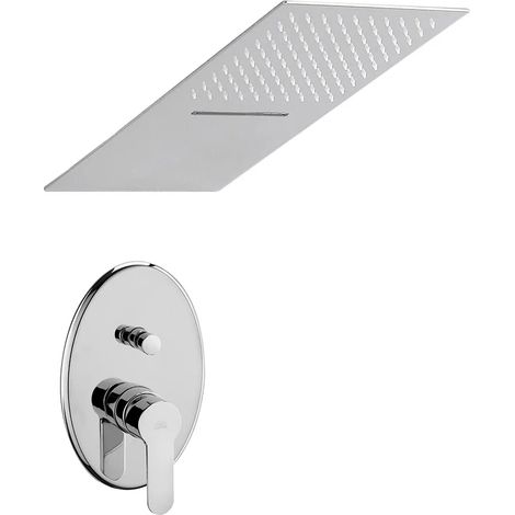 Set doccia con miscelatore Paffoni Blu e soffione 25x52 con cascata (1/5)