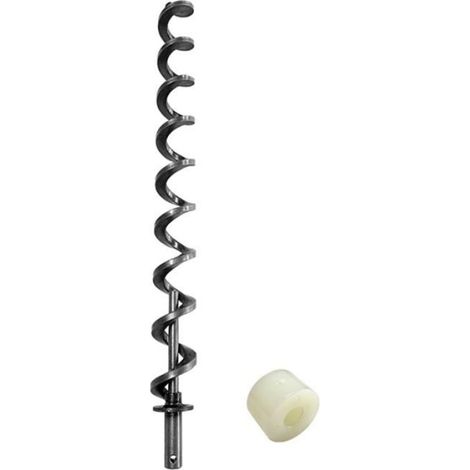 Vis D'Alimentation en Fer de 43Cm avec Douille pour L'Alimentation de Four à GranuléS de Bois D'ExtéRieur Accessoires de Vis Sans (1/4)
