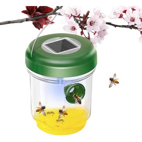 TG67375 Solar-Insektenfalle – Anlocken von Mücken, Wespen und Fliegen – für Terrasse, Garten und Grillplatz
