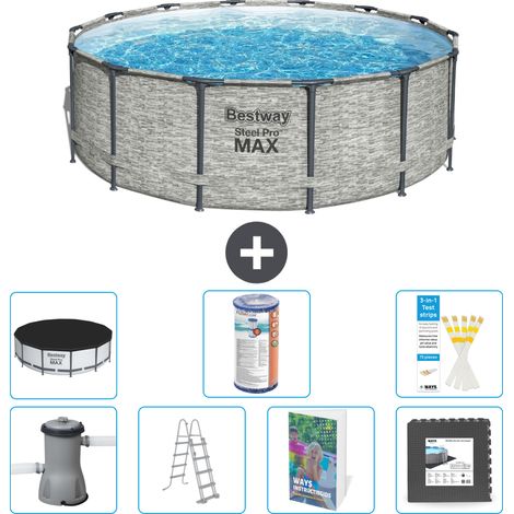 Bestway Steel Pro MAX Rund - 427x122 cm - 8-teilig S563
