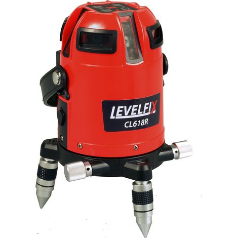 Levelfix CL618R Laser multilignes motorisé rouge - NETIM - 554030