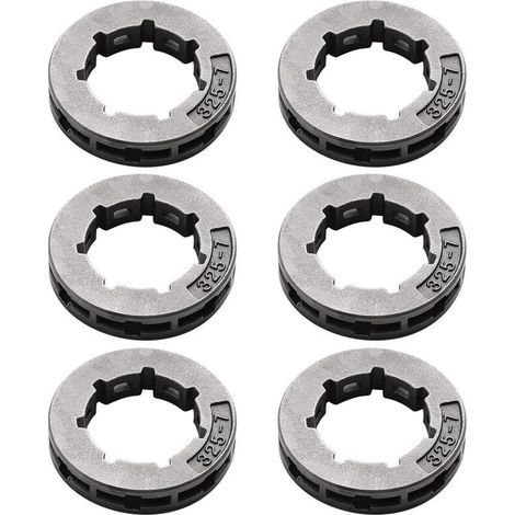 Couronne De Pignon - 19 Mm - 7 Dents - Pour Tronçonneuse - 6 Pièces