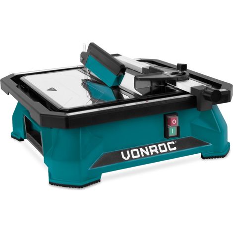 VONROC Tagliapiastrelle 650W-180mm. Raffreddato ad acqua. Dimensione superficie di lavoro 430 x 430mm in acciaio inox (1/5)