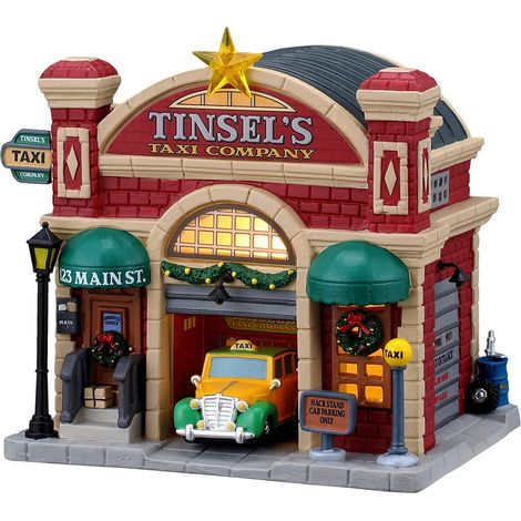 Tinsel's Taxi Company - LEMAX COD. 65571 adattatore (4.5 V) incluso (1/2)