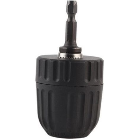 Adaptador de portabrocas sin llave, portabrocas sin llave, herramienta de conversión para brocas de taladro de impacto neumáticas (1/4)