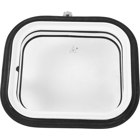 Hublot en verre trempé, ouverture intérieure à 180°, dimensions L350 mm x H300 mm, pour bateau ou yacht. (1/5)