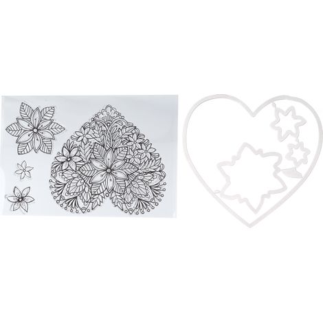 Tampon transparent en caoutchouc TPR, matrice de découpe, accessoires de décoration pour albums et carnets, loisirs créatifs et cadeaux. (1/5)