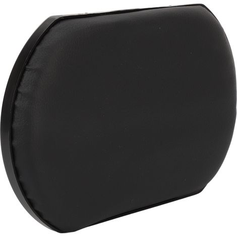 Repose-jambes surélevé pour fauteuil roulant, coussinets de mollet de rechange en cuir noir, compatibles avec la plupart des fauteuils roulants manuels. (1/5)