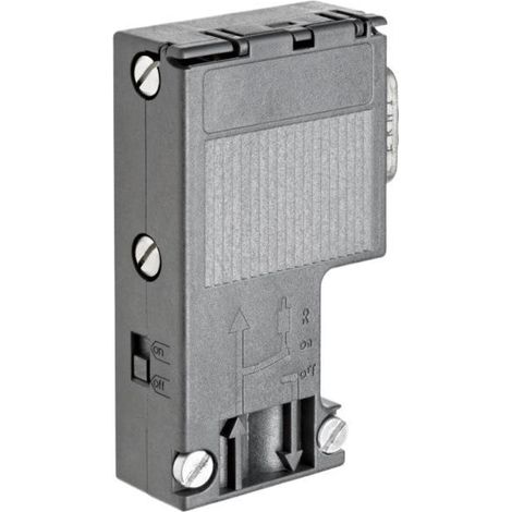 ALOVEZ  Siemens PROFIBUS DP-Stecker 6ES7972-0BA52-0XA0 – 90°-Winkelstecker, Kabelausgang – ohne PG