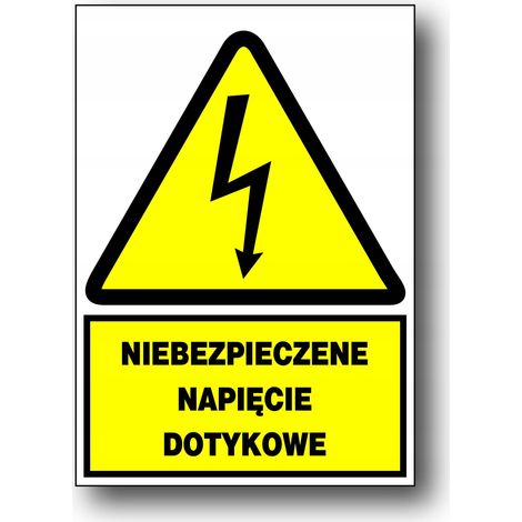 ZEO/A-15 Schild 15X21 Gefährliche Berührungsspannung