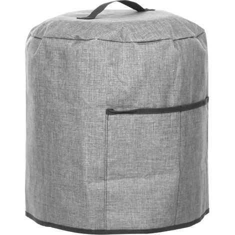 Housse de protection pour autocuiseur avec poche, accessoire de cuisine gris 38x38.7cm (1/5)