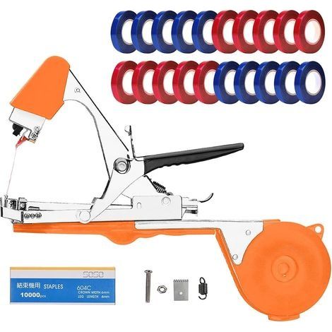 Machine À Attacher Les Plantes Outil de Liage pour Tomates Traube, Compris Les Bandes, Les agrafes et Les Lames de Rechange (1/5)