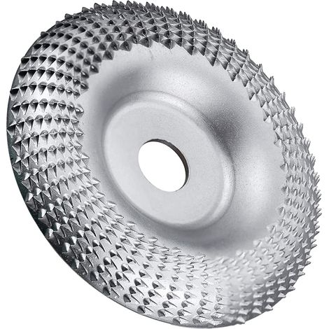 DISCO RASPA PER LEGNO E PLASTICA PER LEVIGATURA INTAGLIO SMERIGLIATRICE 125mm (1/3)