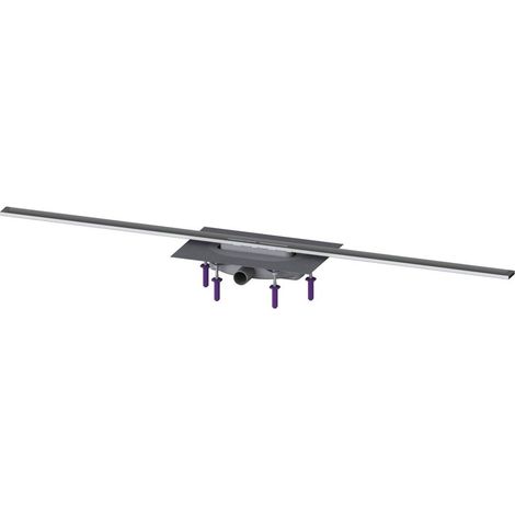 Kessel Linearis Duschrinne Infinity 60, Länge 1400mm DN 40, Edelstahl gebürstet, Megastop