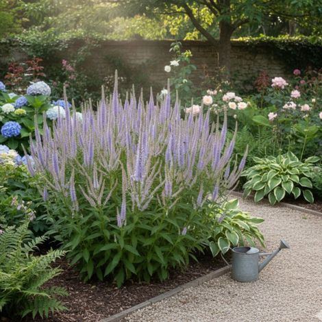 Veronicastrum de Virginie Lavendelturm/Lot de 3 godets