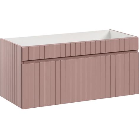 Waschtischunterschrank 100cm Zelie mit 1 Schublade, Rose (1/5)
