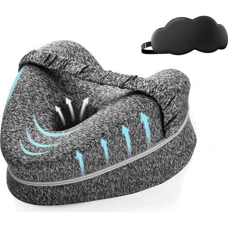 Almohada Para Rodillas - Forma De Corazón - Espuma De Memoria De Alta Densidad - Para Dormir De Costado - 1 Unidad (1/5)