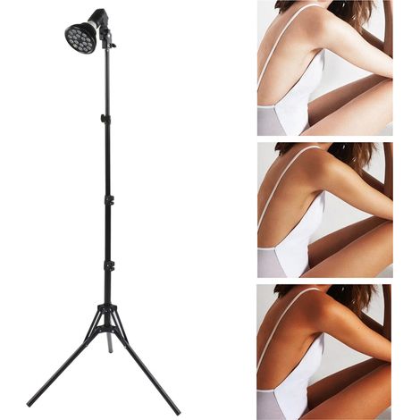 Lampe de bronzage 460 nm à lumière solaire pour une irradiation de la peau bronzée, trépied réglable, norme européenne. (1/5)