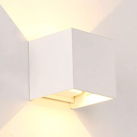 6W Modern LED Wall Light – Warm White 3000K, Up/Down Interior Wall Lamp (1/5)