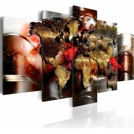 Tableau ruban rubis - 200 x 100 cm (1/4)