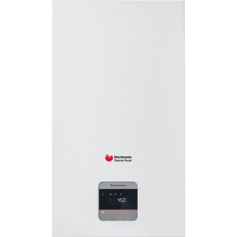 Caldaia a Condensazione Hermann Saunier Duval THEMA CONDENS 26 IS Metano/Gpl Low NOx Completa di Kit Scarico Fumi per Impianti Multifamiliari