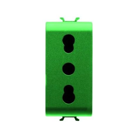 PRISE 1M 2P+T 16A BIV. P17-11 STD I VERT GEWISS GW10223 (1/2)
