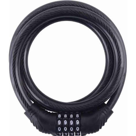 Catenaccio per bicicletta scooter moto catena di sicurezza flessibile antifurto in acciaio rivestita in pvc con combinazione 4 cifre 65 CM