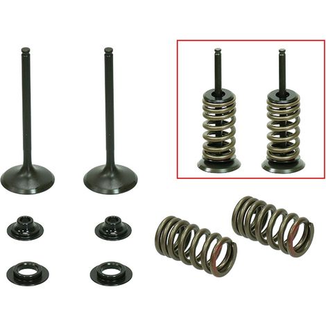 PSYCHISCHE AUSPUFFVENTILE (VENTILSATZ MIT FEDERN UND UNTERLEGSCHEIBEN) HONDA CRF 450R '02-'06 STAHL (MX-09534E) (31X4.97X84.3MM)