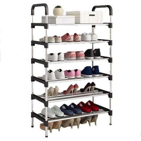 Organisateur De Chaussures Empilables étagère à Chaussures Extensible (1/5)