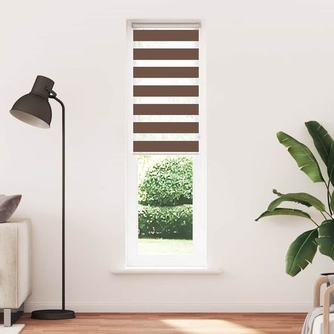Maison Exclusive - Tenda a Rullo Zebra Larghezza Tessuto 60,9 cm Poliestere