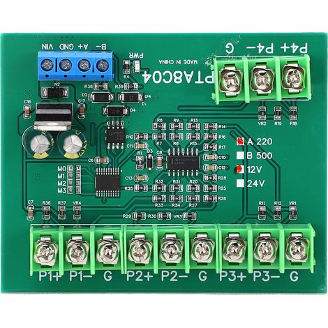 Carte de capteur de température PT100 RTD 4 canaux RS485, module d'acquisition de température, collecteur de résistance A220, -40-220 °C, 12 V CC (1/5)