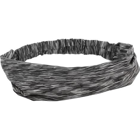 Bandeau élastique sport anti-dérapant pour hommes et femmes - Noir (1/5)