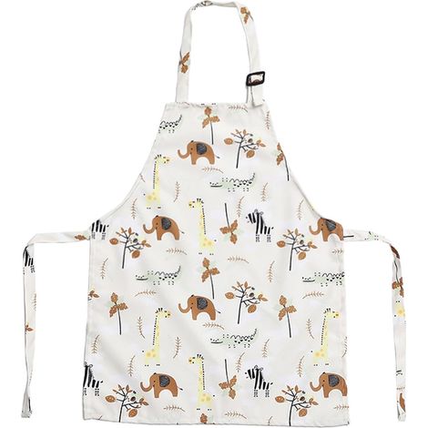 Tablier Enfant - Polyester 100 % - Imprimé Numérique - Résistant À L'Eau Et Aux Déformations - Pour Peinture Cuisine Art - Taille Unique (1/5)