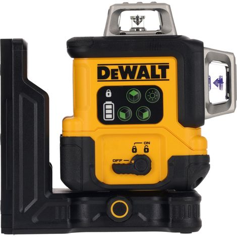 DeWALT Multilinienlaser DCLE14361GB, Grün, 3x360° mit USB-C und Tasche