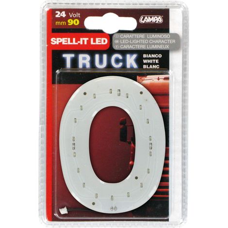Spell-It Led, 90 mm, 24V - Bianco - O