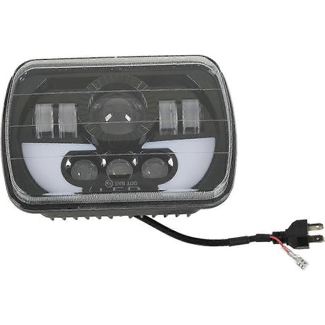 Phare LED carré 5x7 pouces 90W, projecteur à faisceau haut/bas, étanche IP67, pour voiture et moto (1/4)